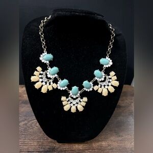 J Crew Art Deco Inspired Statement Necklace